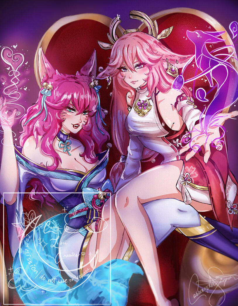 Full body | 2 Char. | Simple BG